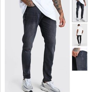 Slim Fit Jeans Distressed